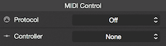 Fluctus Project MIDI Control