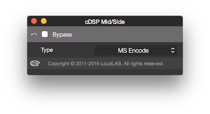 cDSP MS Encoder / Decoder