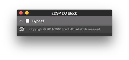 cDSP DC Blocker